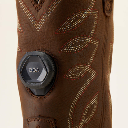 Ariat Riveter Pull-On BOA CSA Waterproof Composite Toe Work Boot Outlet