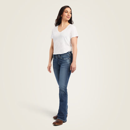 Ariat R.E.A.L. Mid Rise Raquel Boot Cut Jean Discount