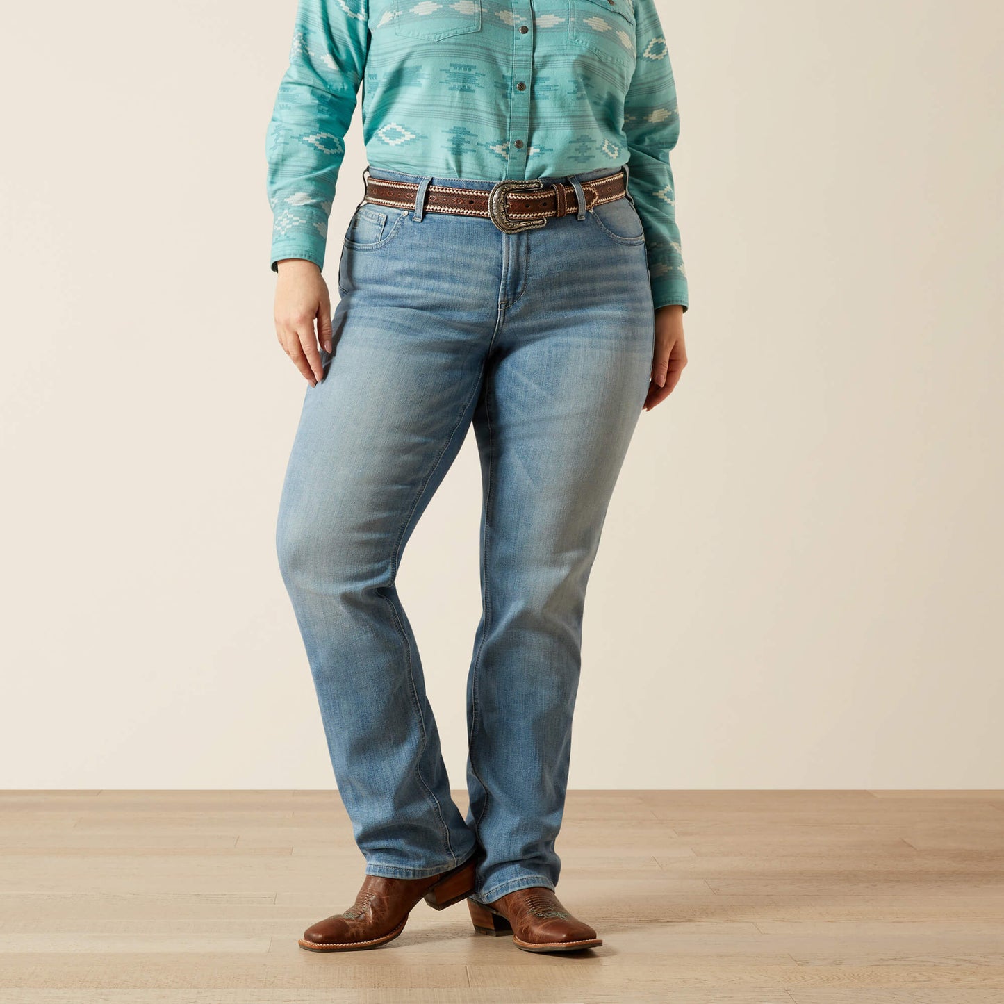Ariat Mid Rise Alessia Straight Leg Jean Discount