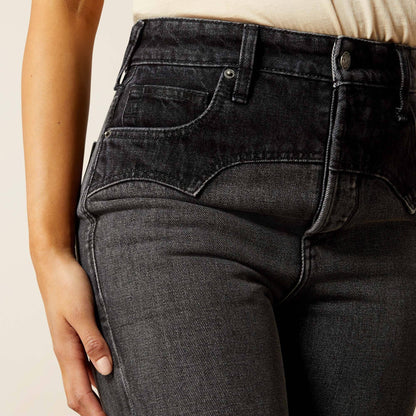 Ariat Ultra High Rise Cheyenne Yoke Tomboy Boot Cut Jean For Sale