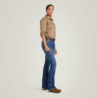Ariat Rebar Work Flex Perfect Rise Riveter Boot Cut Jean Discount