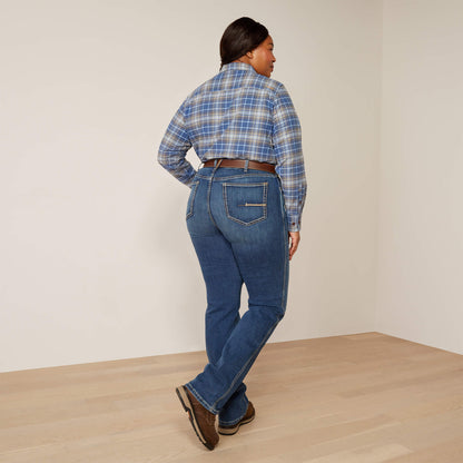Ariat Rebar High Rise Riveter Straight Jean On Sale