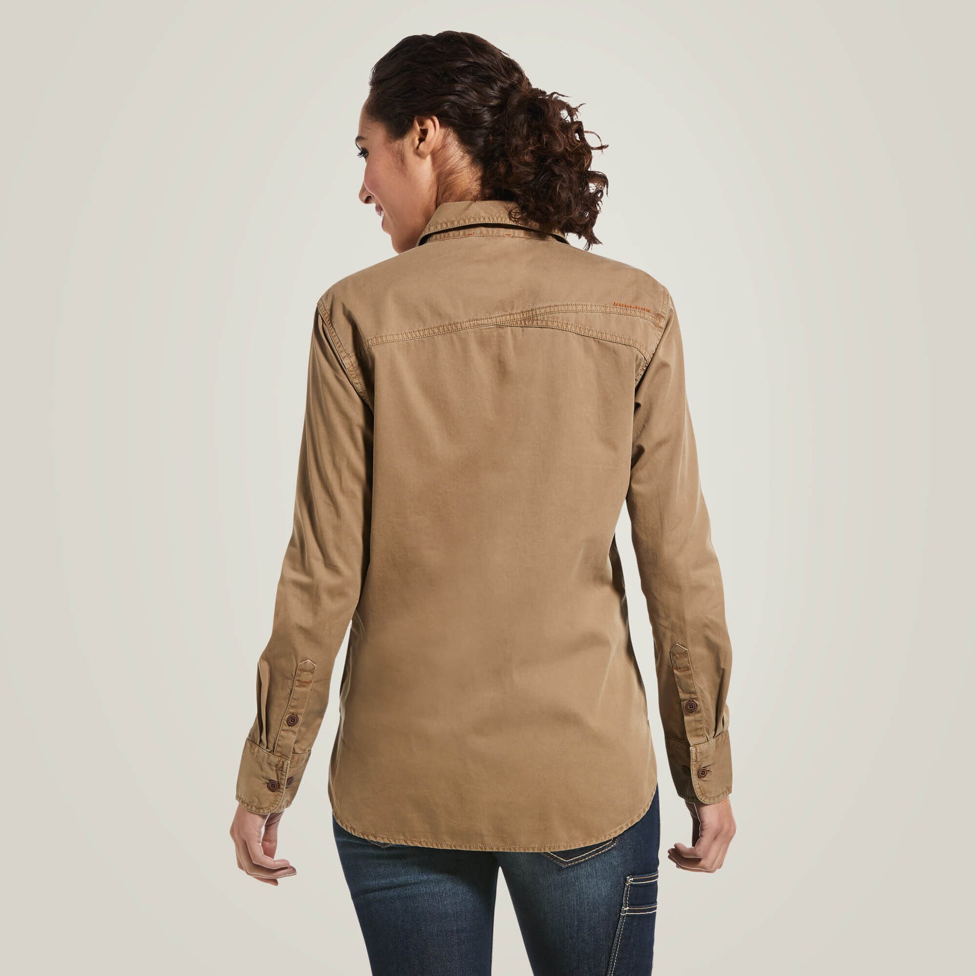 Ariat Rebar Washed Twill Work Shirt On Sale