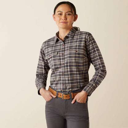 Ariat Rebar Flannel DuraStretch Work Shirt For Sale