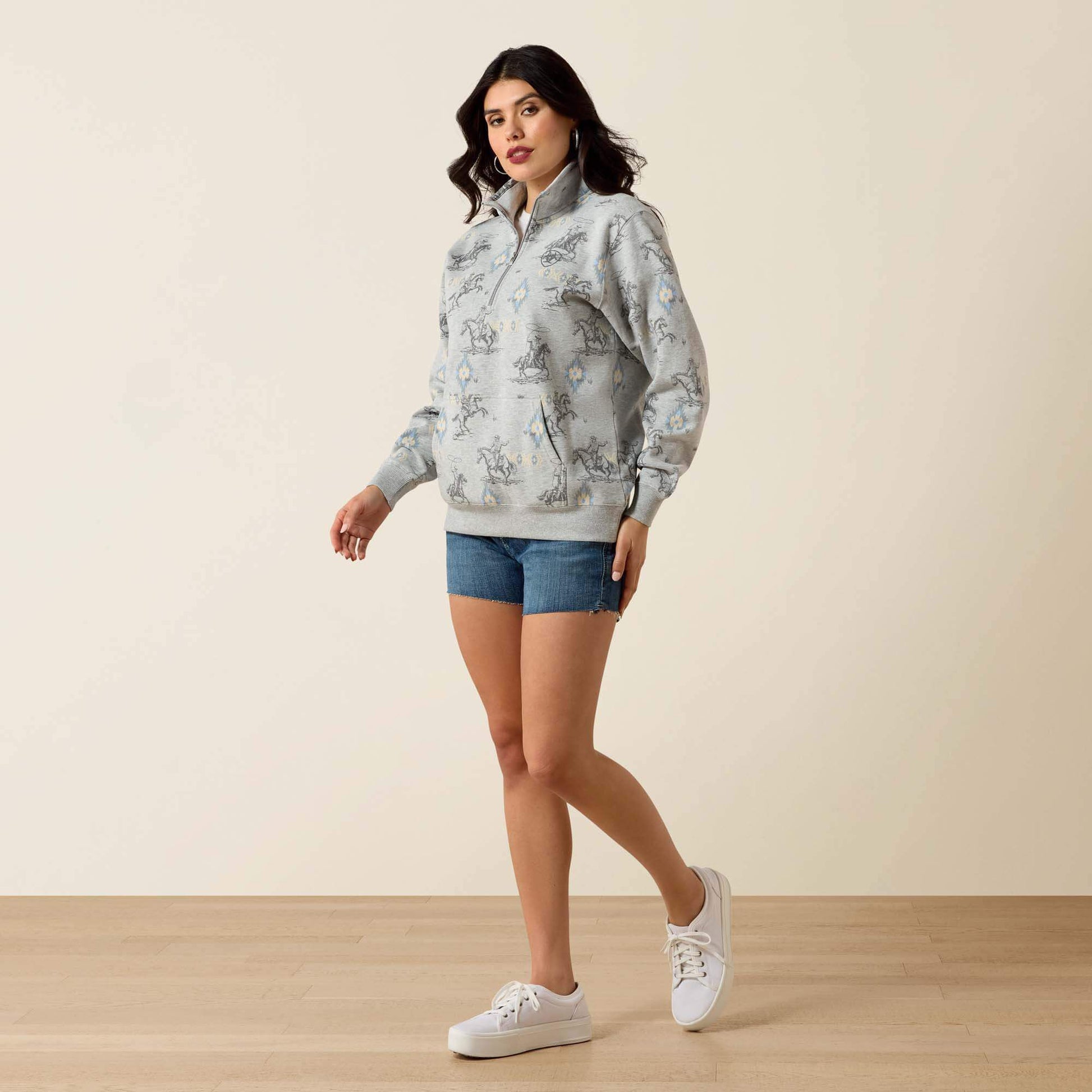 Ariat Sapphire 1/2 Zip Sweatshirt Sale