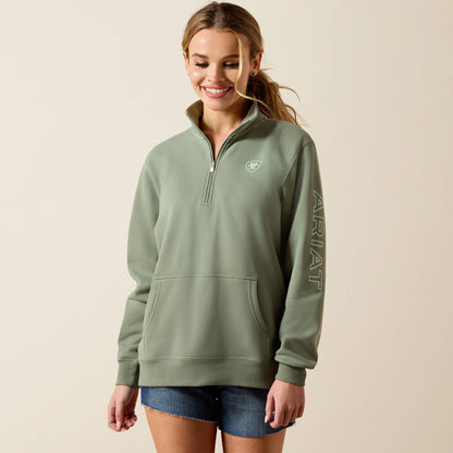Ariat Foundation Logo 1/2 Zip Sweatshirt Online