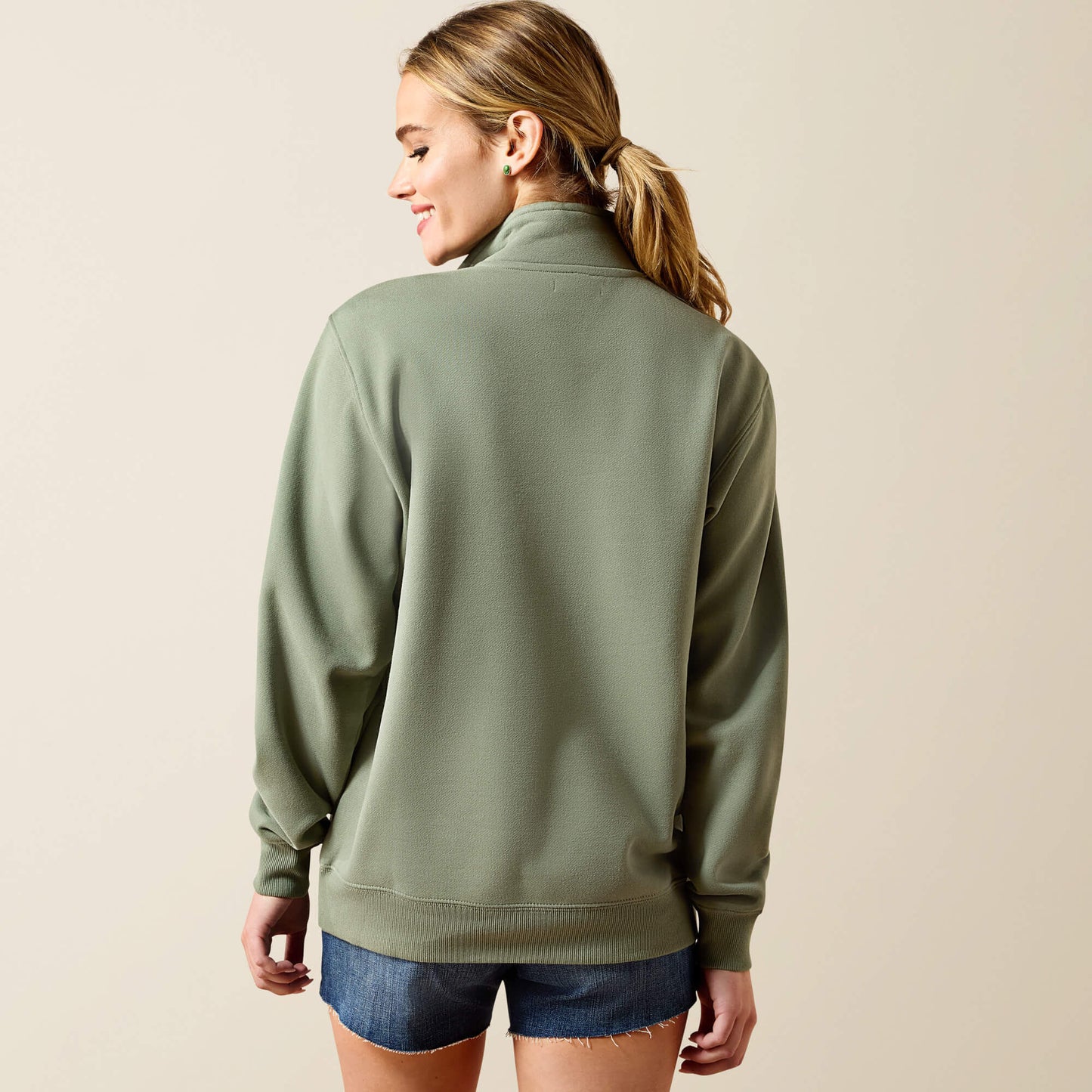 Ariat Foundation Logo 1/2 Zip Sweatshirt Online