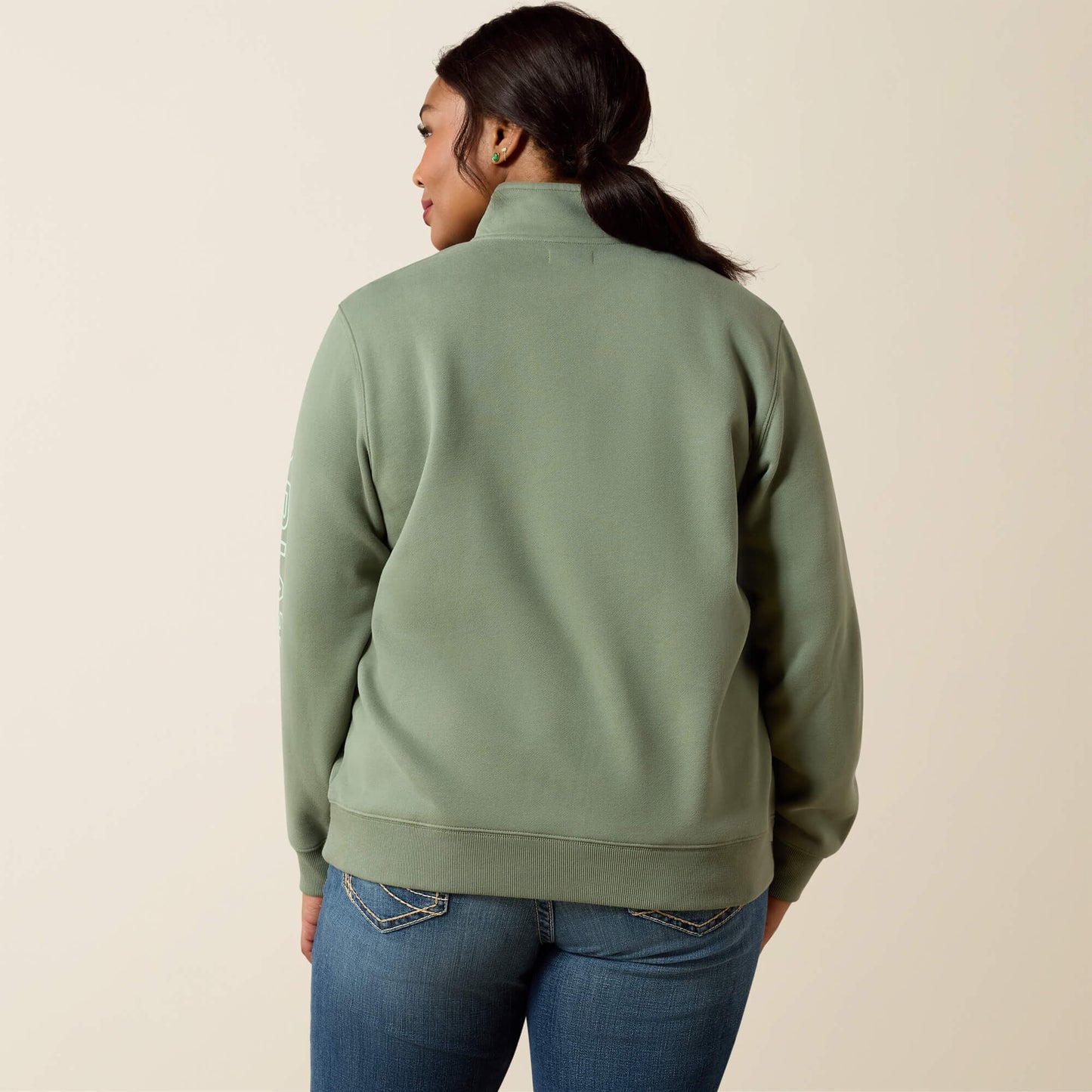 Ariat Foundation Logo 1/2 Zip Sweatshirt Online