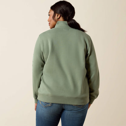 Ariat Foundation Logo 1/2 Zip Sweatshirt Online