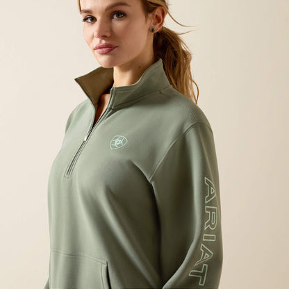 Ariat Foundation Logo 1/2 Zip Sweatshirt Online