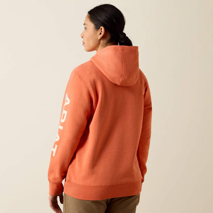 Ariat Rebar Lightweight Logo 1/2 Zip Hoodie For Sale
