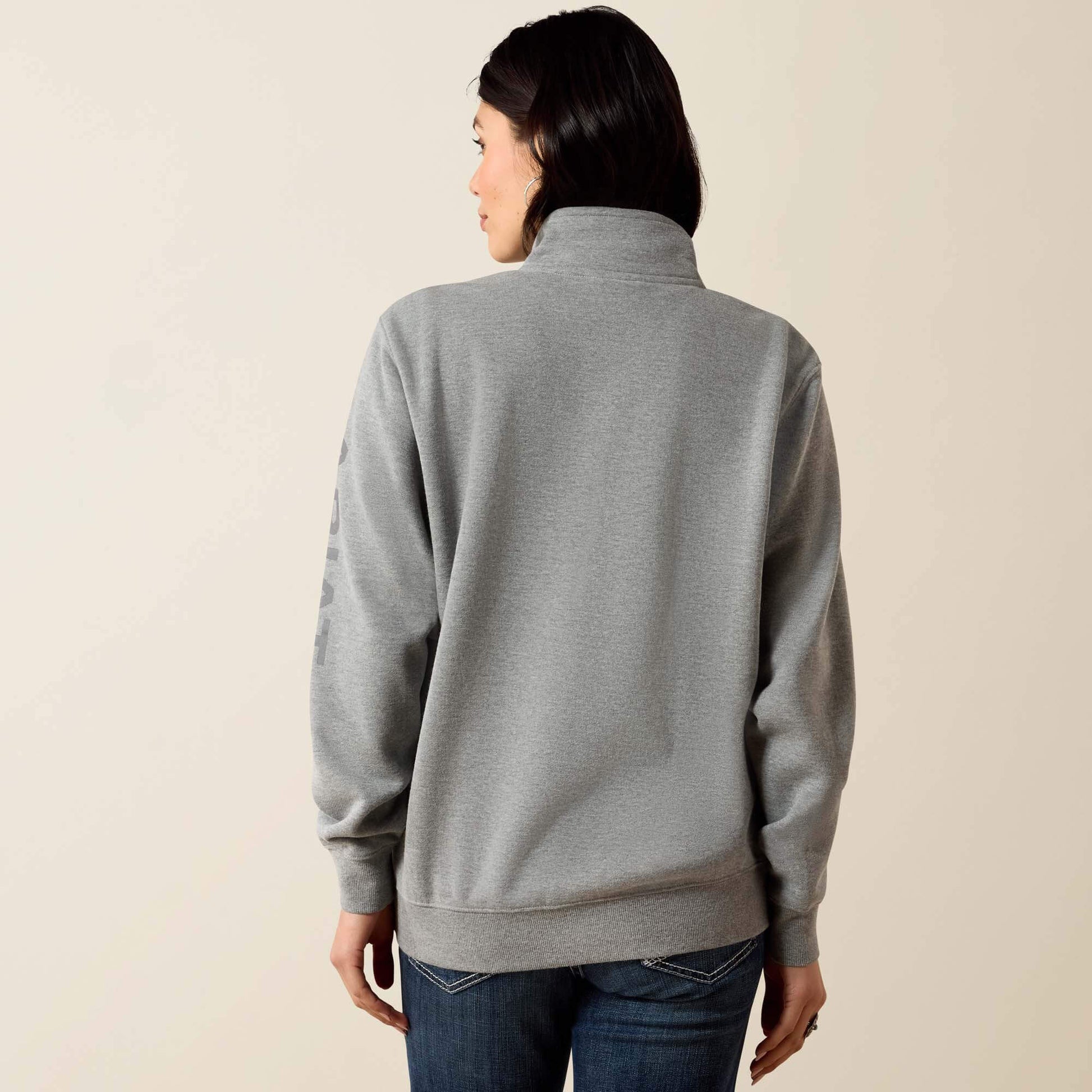 Ariat Foundation Logo 1/2 Zip Sweatshirt Outlet