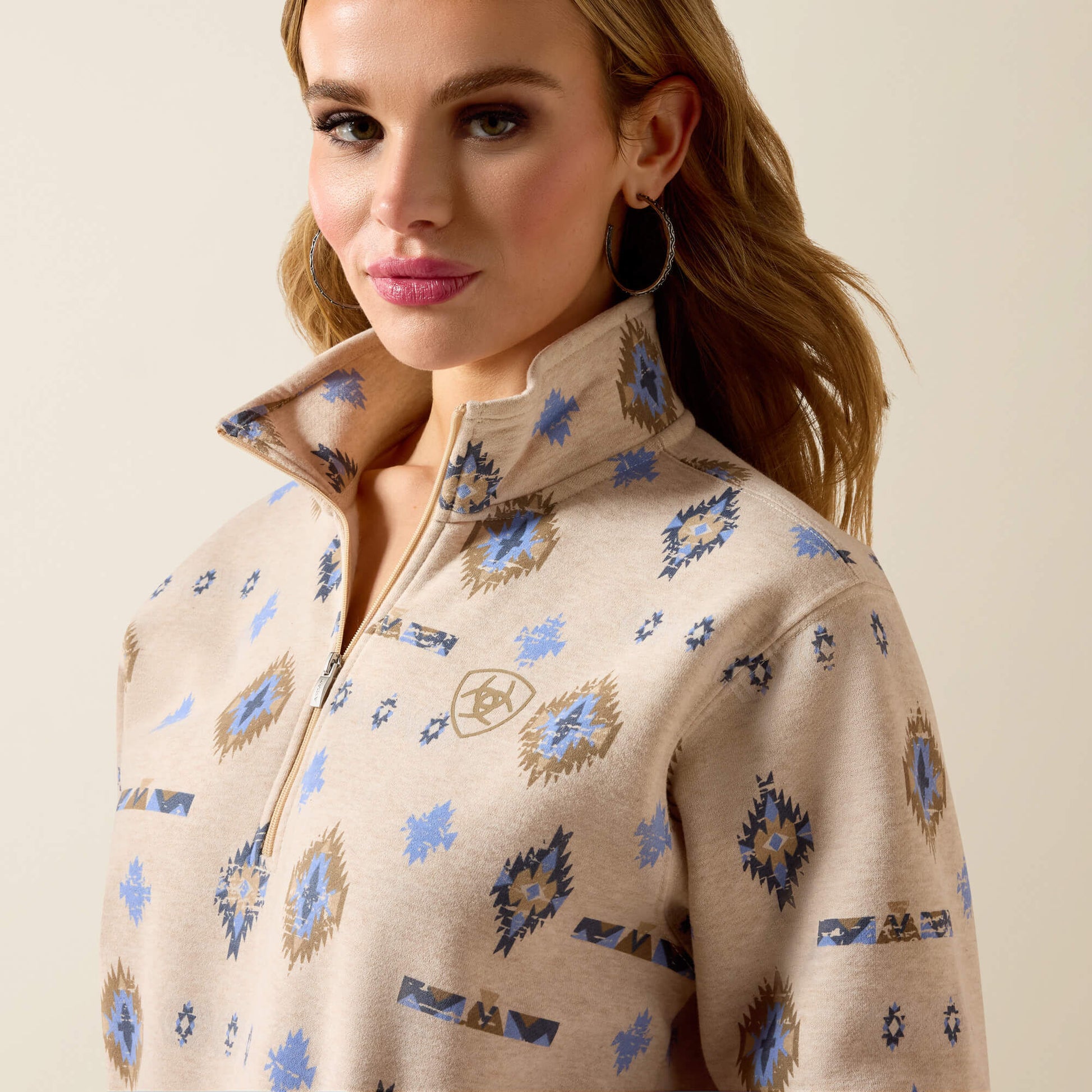 Ariat Sapphire 1/2 Zip Sweatshirt Sale