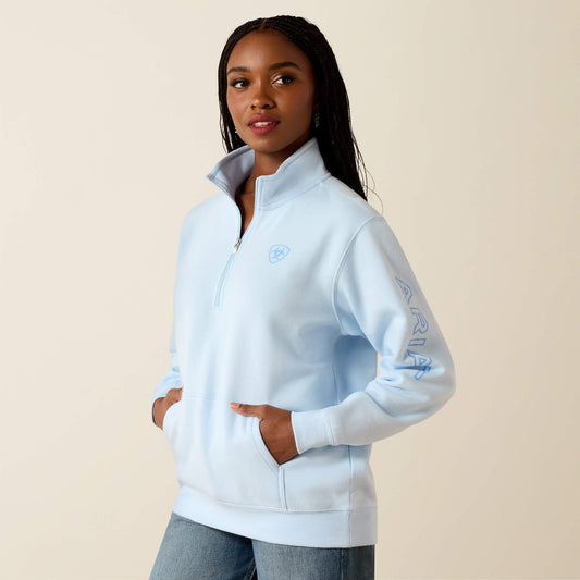 Ariat Foundation Logo 1/2 Zip Sweatshirt Online