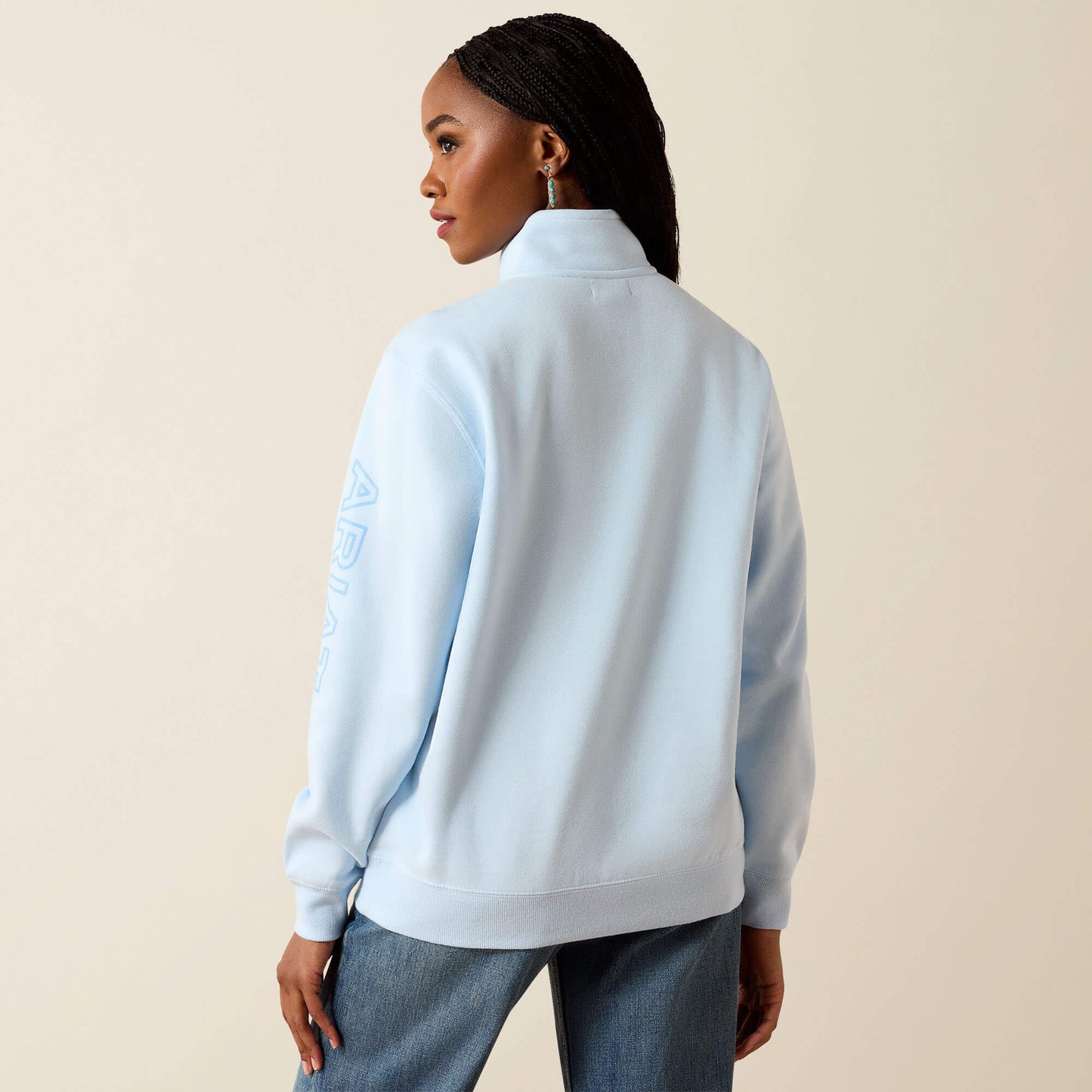 Ariat Foundation Logo 1/2 Zip Sweatshirt Online