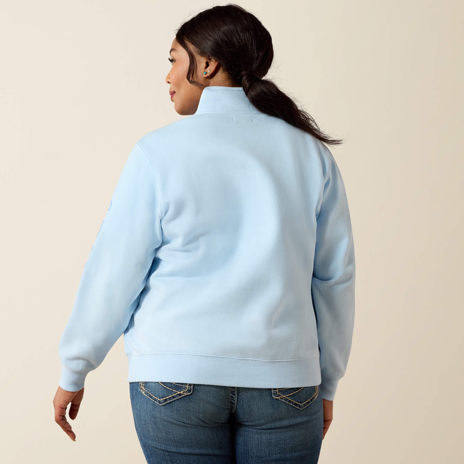 Ariat Foundation Logo 1/2 Zip Sweatshirt Online