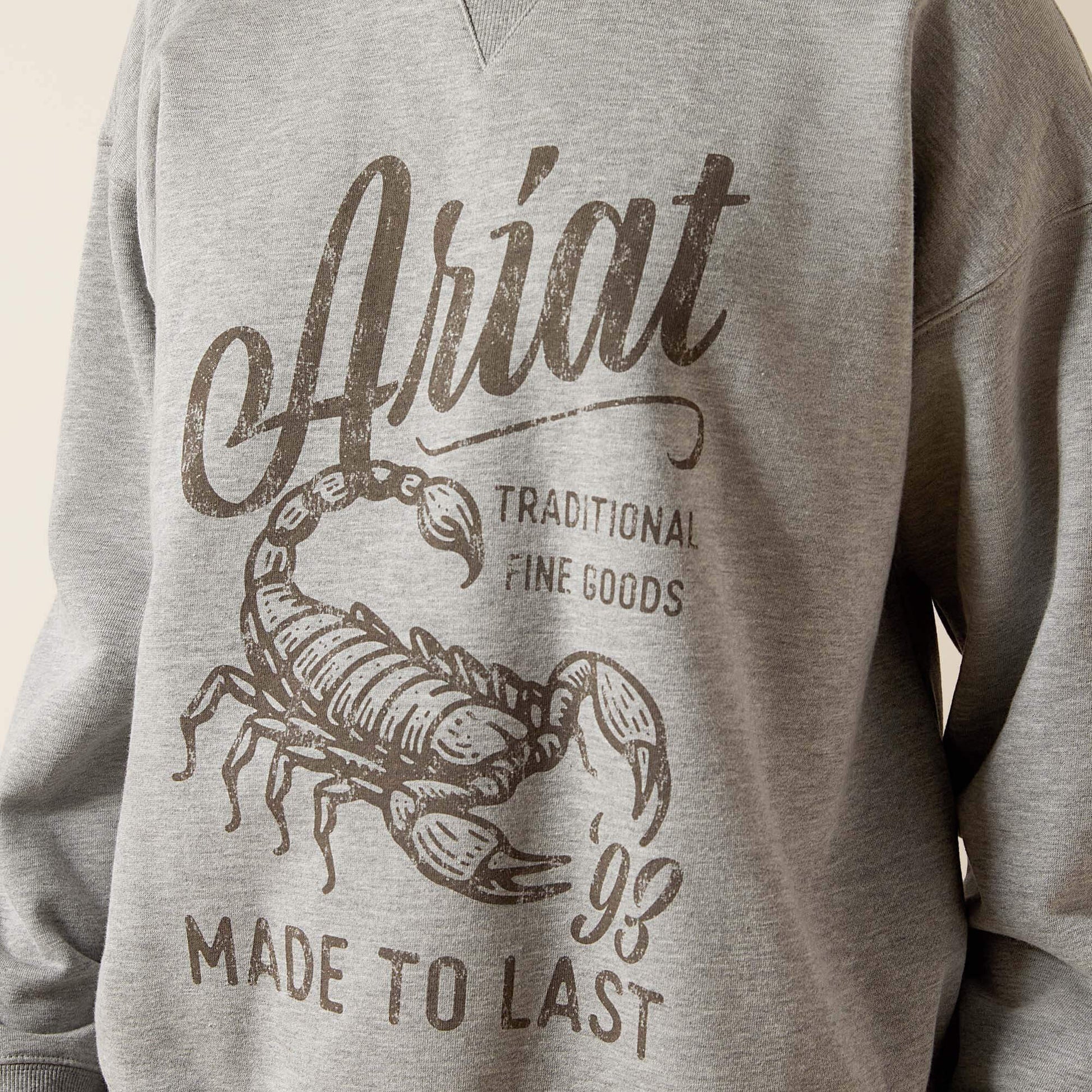 Ariat Scorpion Script Oversized Sweatshirt Online