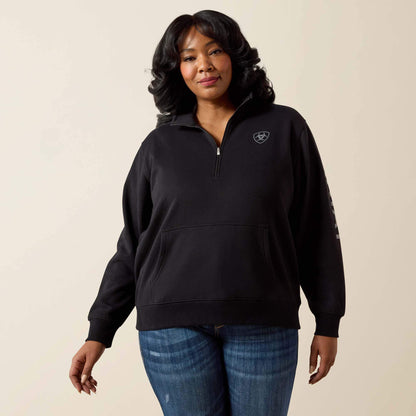 Ariat Foundation Logo 1/2 Zip Sweatshirt Sale