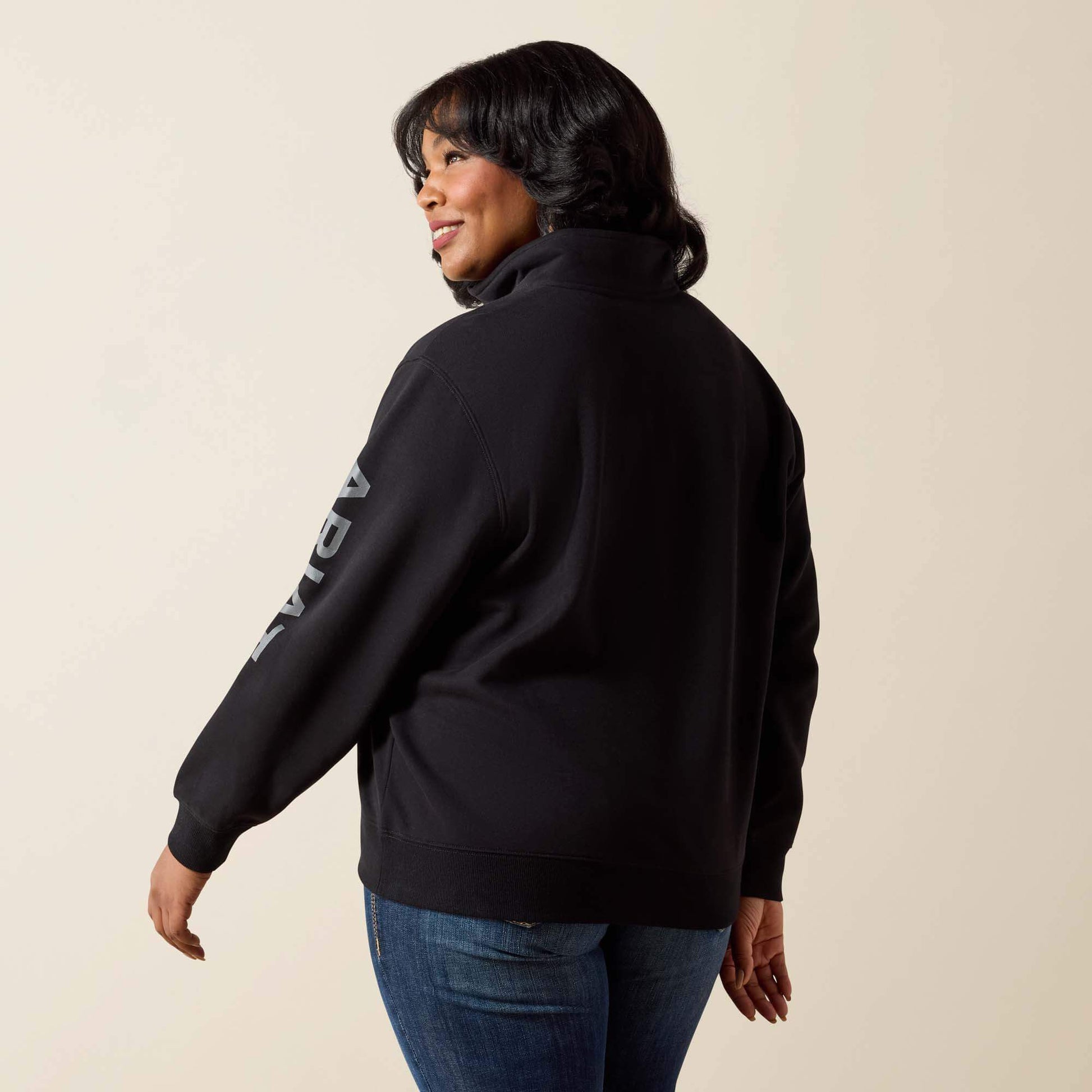 Ariat Foundation Logo 1/2 Zip Sweatshirt Sale
