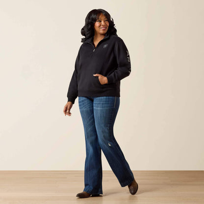 Ariat Foundation Logo 1/2 Zip Sweatshirt Sale