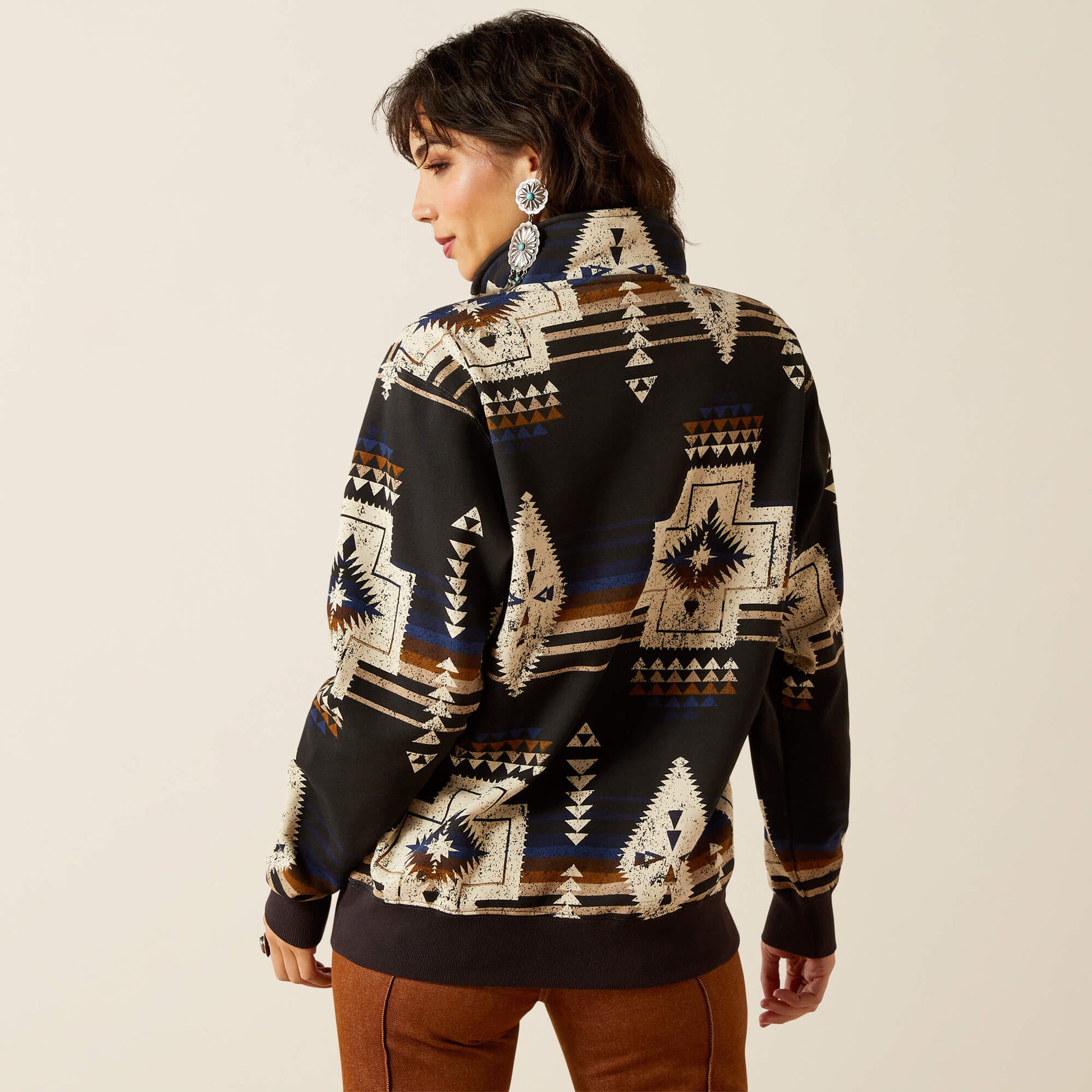 Ariat Sienna 1/2 Zip Sweatshirt Discount