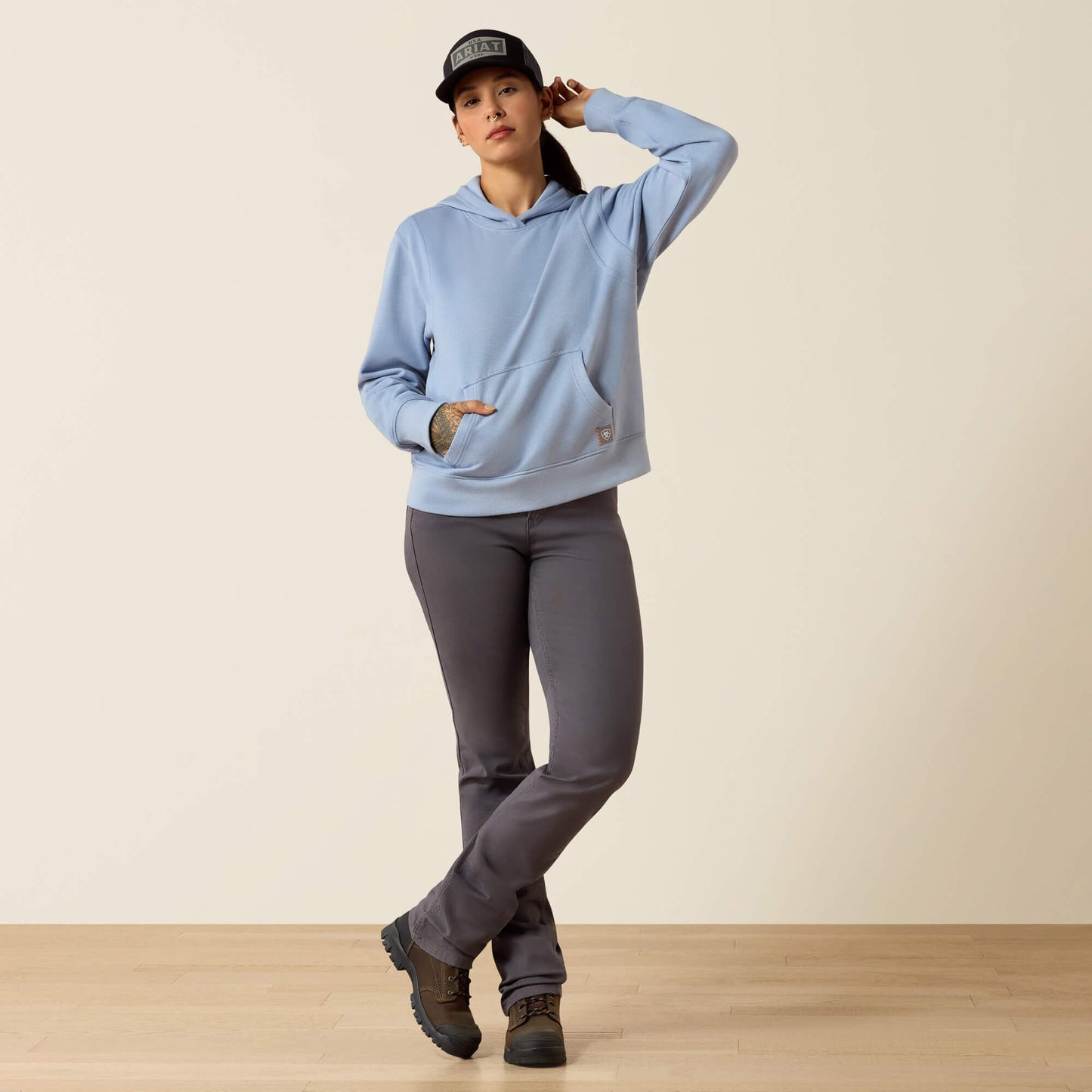 Ariat Rebar Lightweight Cropped Hoodie Outlet