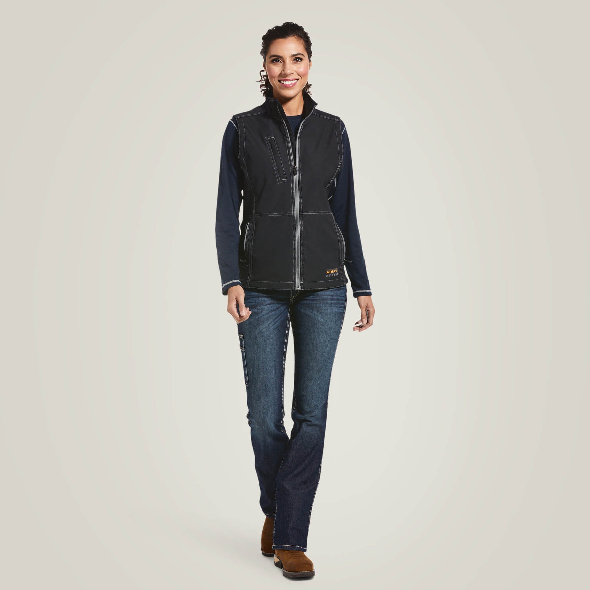 Ariat Rebar Stretch Canvas Softshell Vest Discount