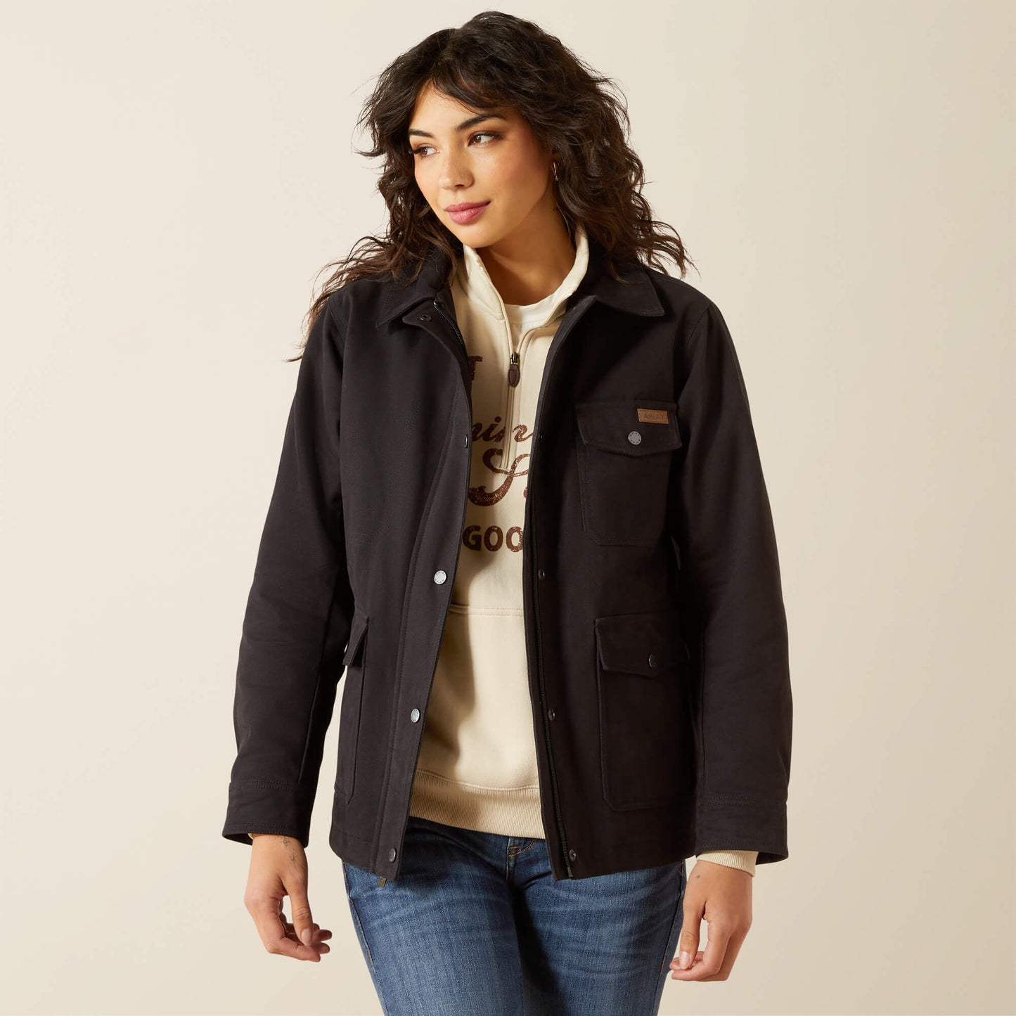 Ariat Western Canvas Chore Jacket On Sale