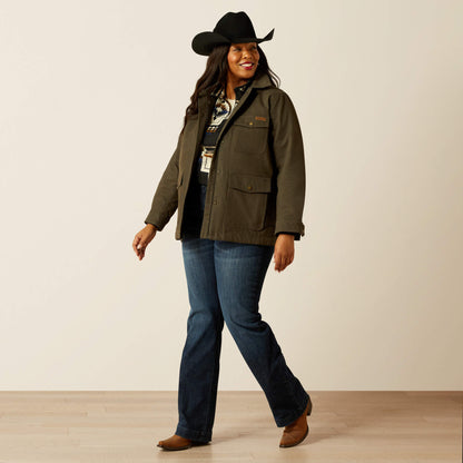 Ariat Western Canvas Chore Jacket On Sale