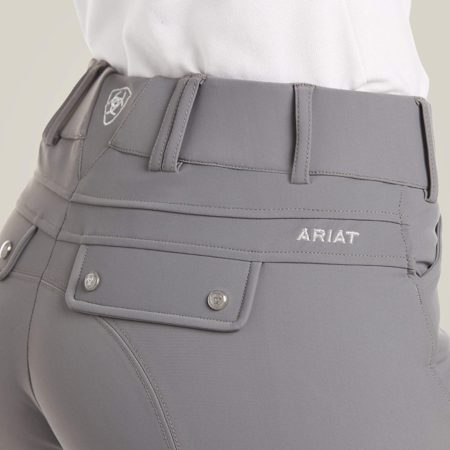 Ariat Tri Factor Grip Knee Patch Breech On Sale
