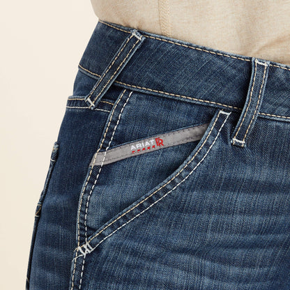 Ariat FR Perfect Rise DuraLight Stretch Cell Phone Pocket Straight Jean Discount