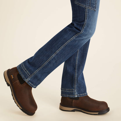 Ariat FR Perfect Rise DuraLight Stretch Cell Phone Pocket Straight Jean Discount