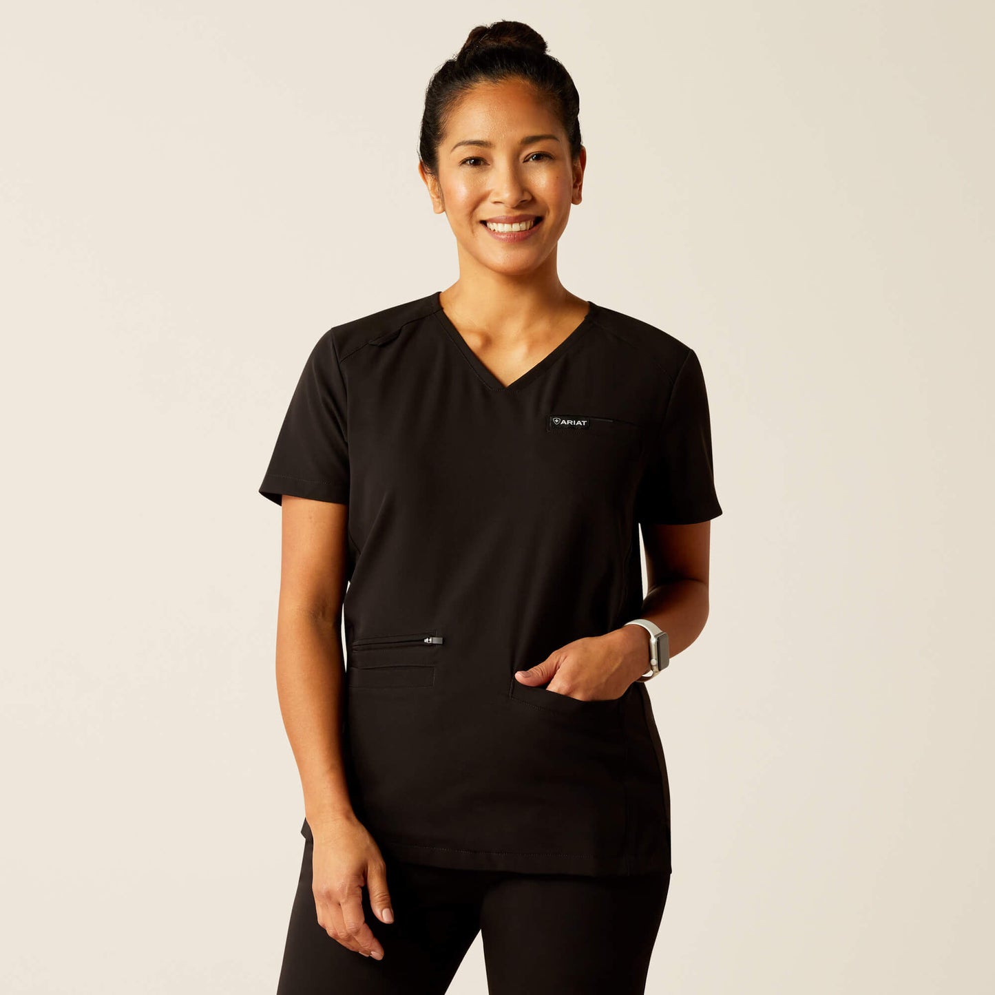 Ariat Clara 6 Pocket Scrub Top On Sale