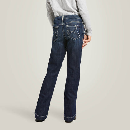 Ariat Trouser Mid Rise Stretch Ella Wide Leg Jean Outlet
