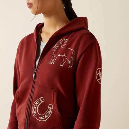 Ariat Spiffy Full Zip Sweatshirt On Sale