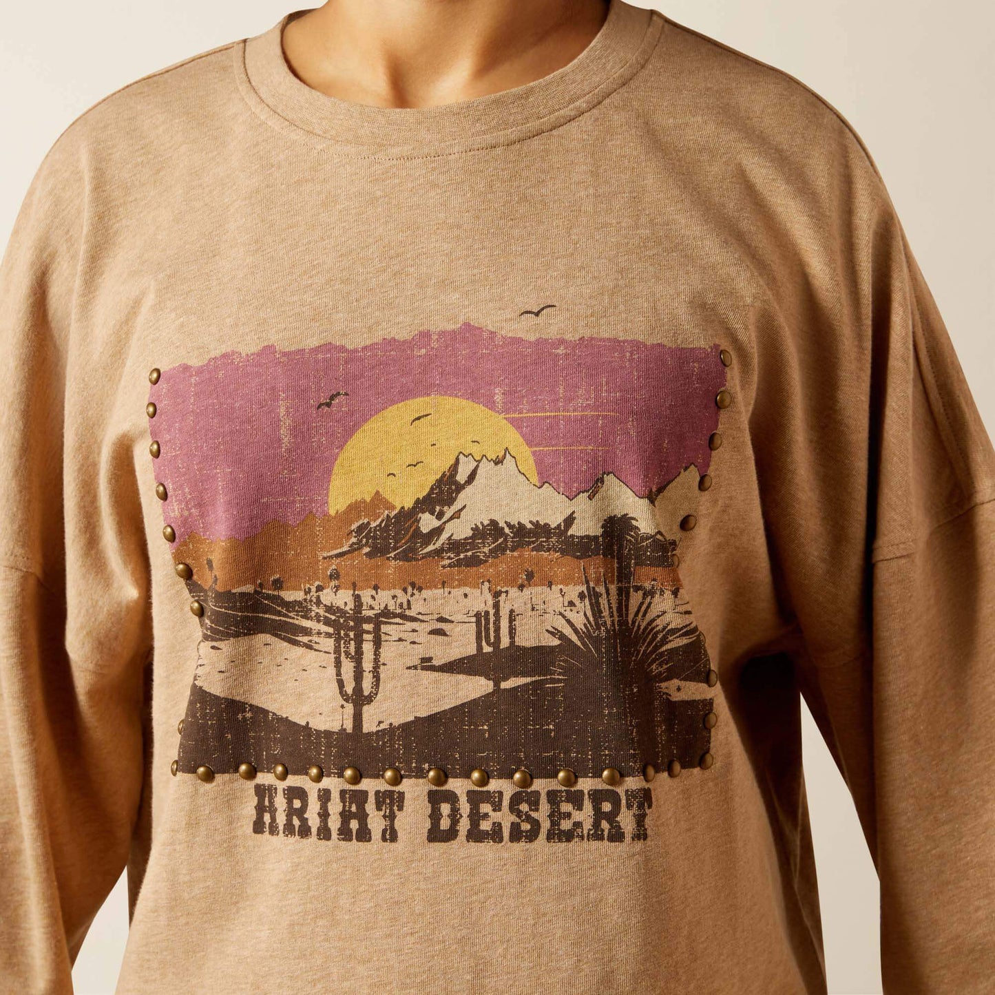 Ariat Canvas Oversized T-Shirt For Sale
