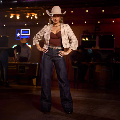 Ariat Ultra High Rise Tomboy Western Utility Wide Leg Jean Online
