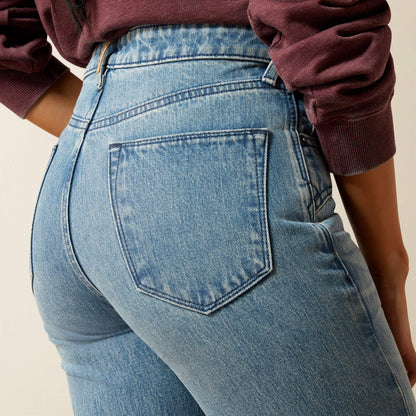 Ariat Ultra High Rise Cheyenne Yoke Tomboy Straight Leg Jean On Sale